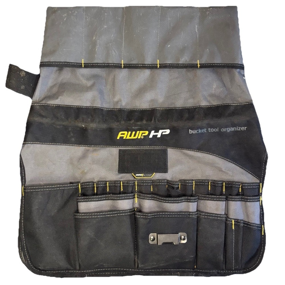 AWP HP Bucket Tool Organizer Unisex OS Black Gray Good MagStrip Storage